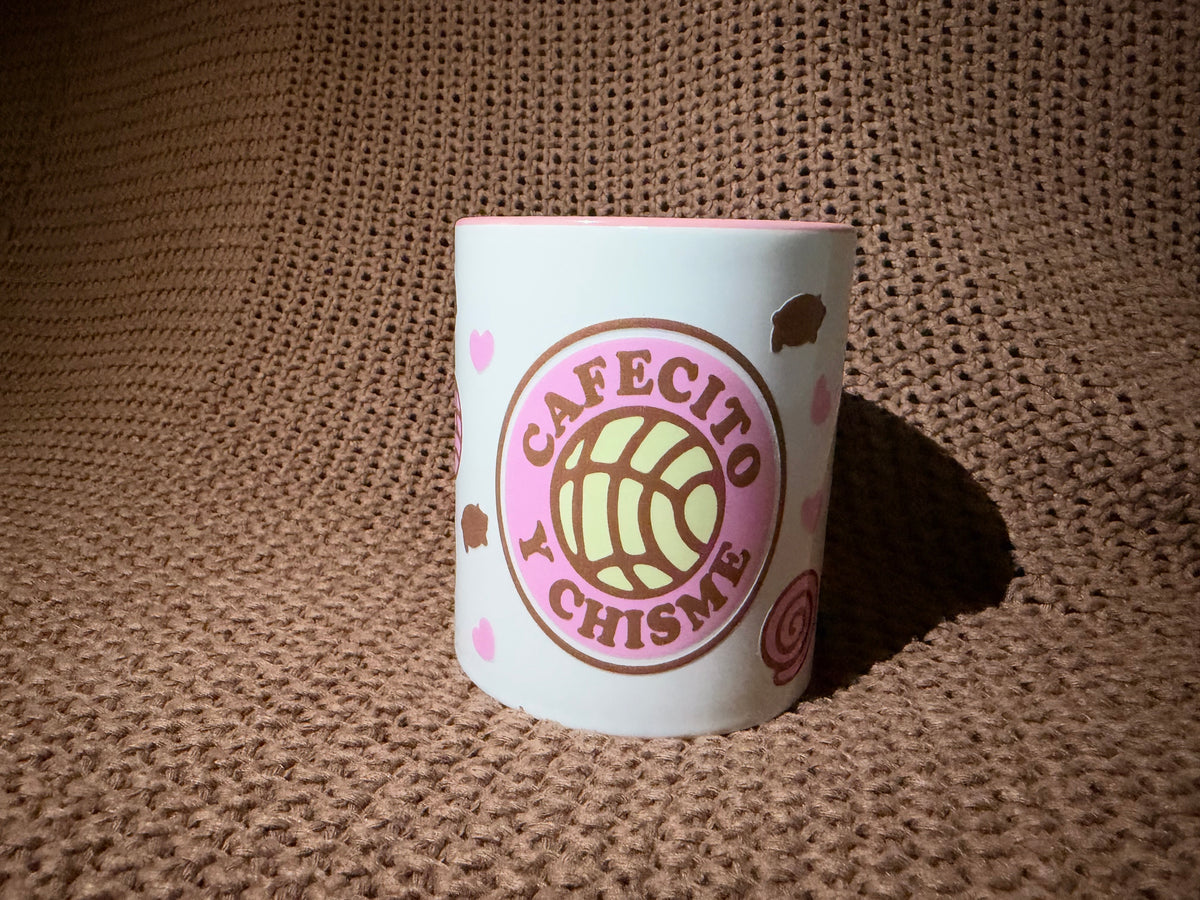 Cafecito y Chisme Pink Coffee Mug - JIAD product photo 3