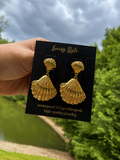 PENDIENTES DE CONCHAS MARINAS