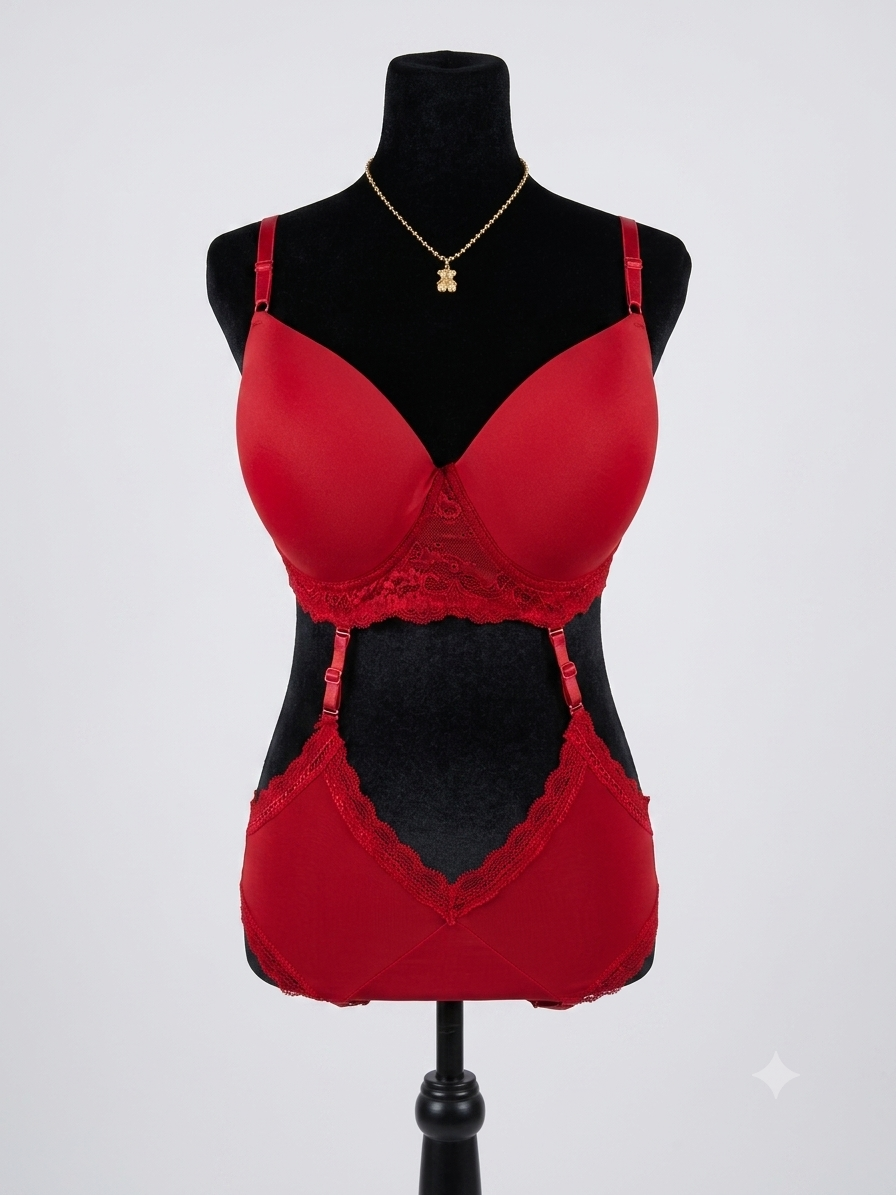 Red Desire Lingerie Set