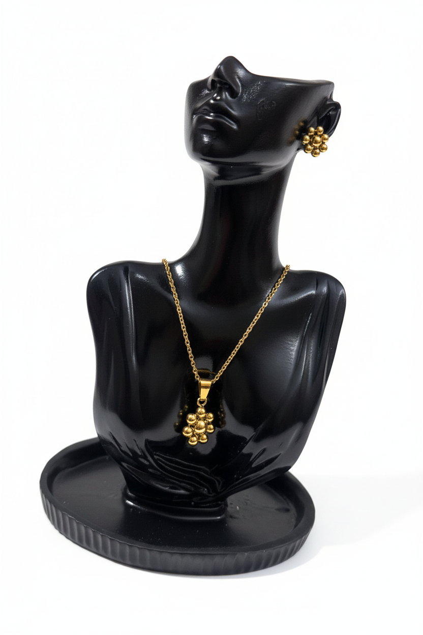 Golden Bloom 3-Piece Jewelry Set