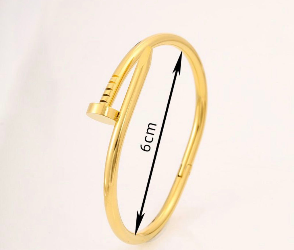 Nail Bangle Bracelet