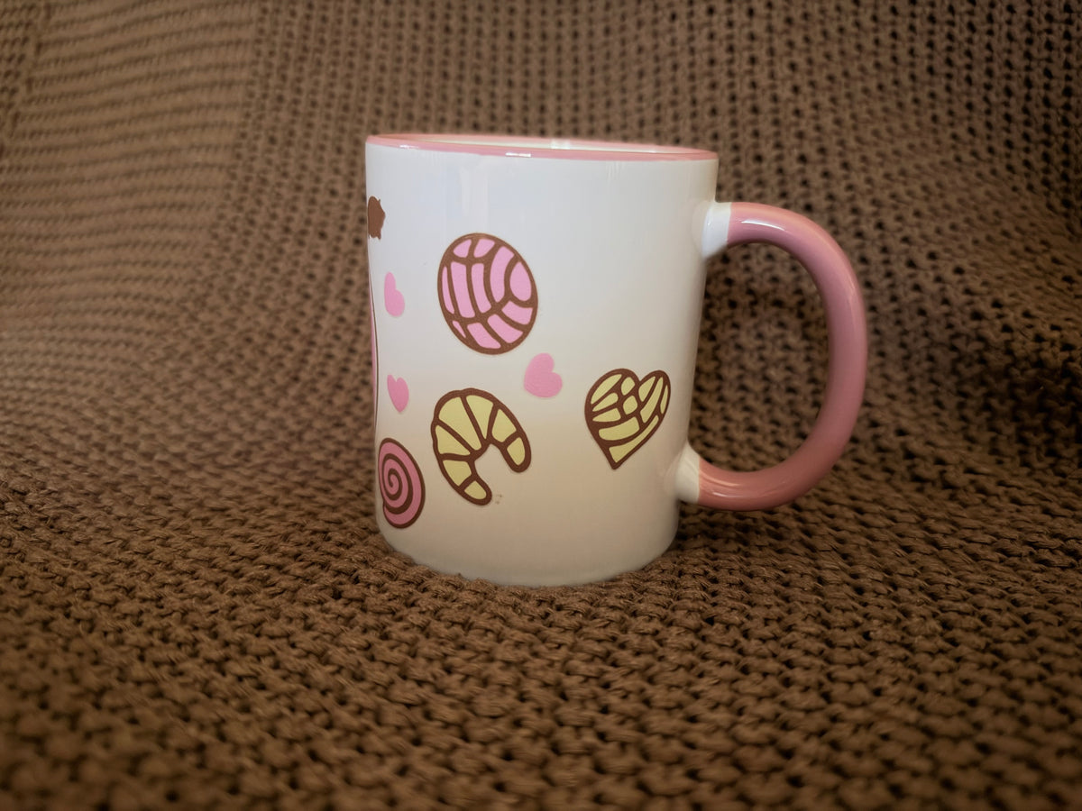 Cafecito y Chisme Pink Coffee Mug - JIAD product photo 2