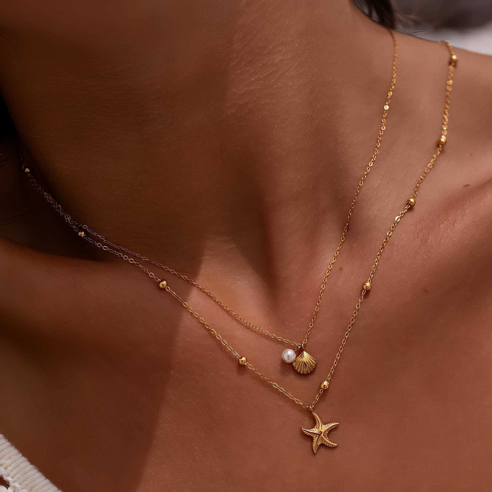 CONCHA STARFISH NECKLACE