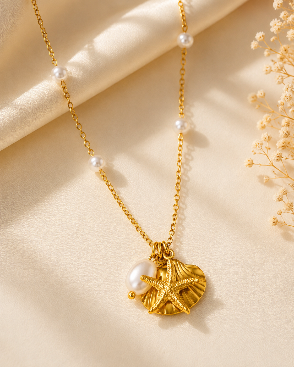 🌊 COASTAL CHARM NECKLACE