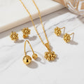 Golden Bloom 3-Piece Jewelry Set
