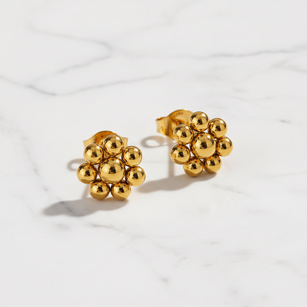 Golden Bloom 3-Piece Jewelry Set