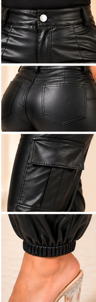 Digital styling concept of JIAD cargo pants, view 4; actual garment details may differ