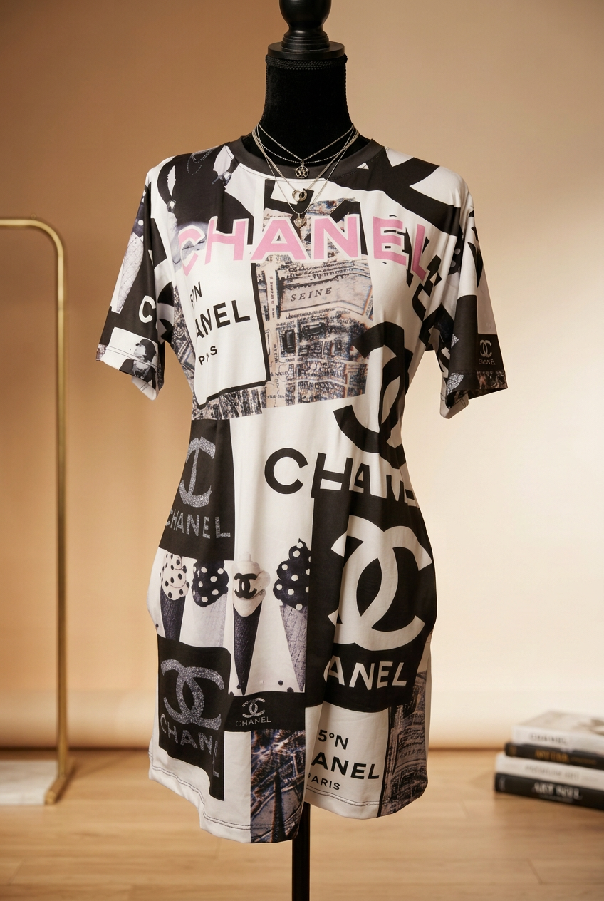 Women's Graphic T-Shirt Dress – 4 Print Styles
