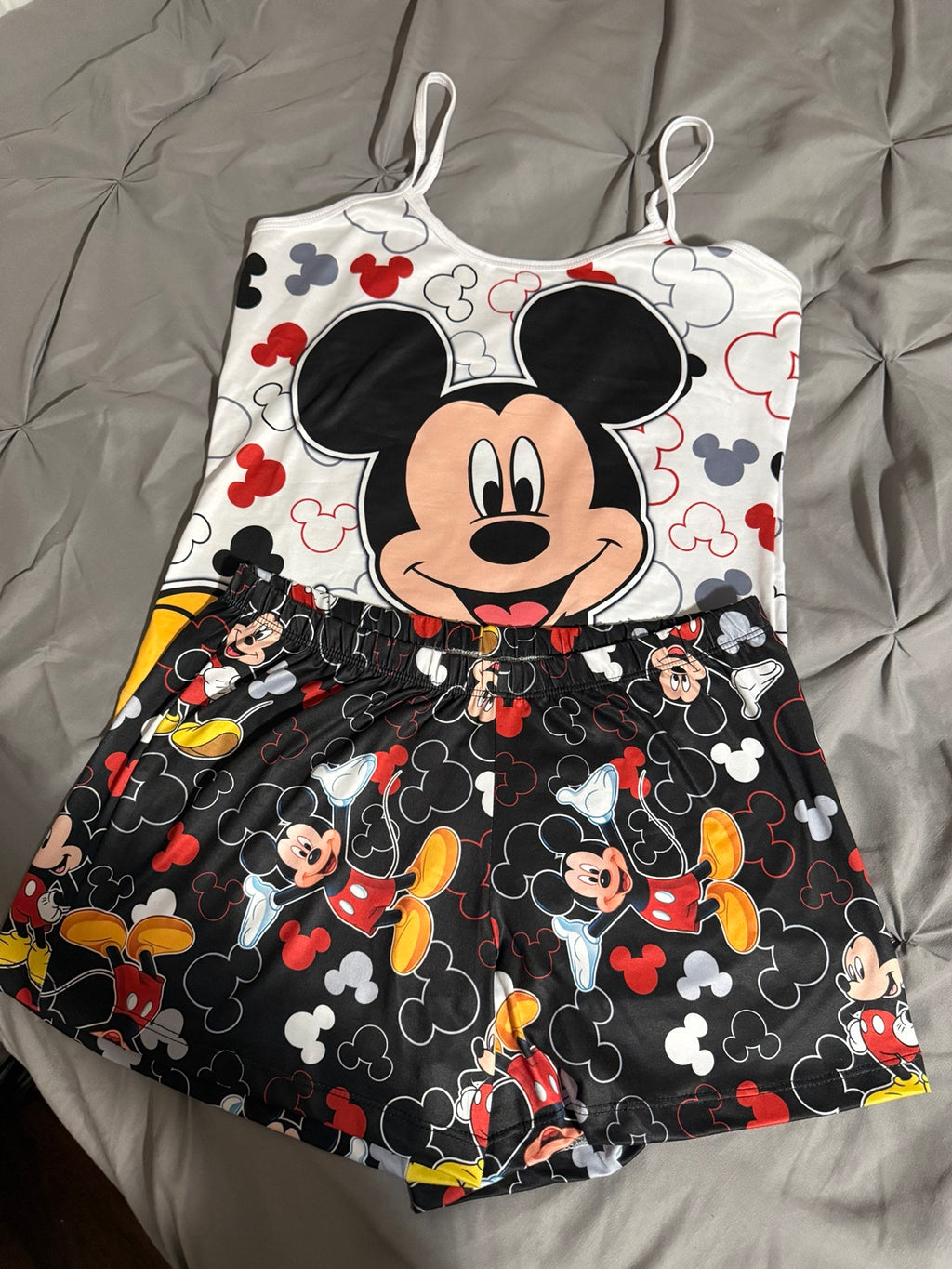 Mickey Mouse camisole and shorts pajama set original product photo 1