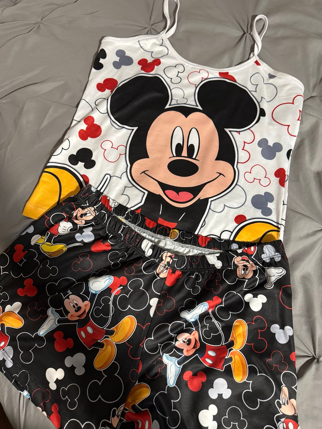 Mickey Mouse camisole and shorts pajama set original product photo 2