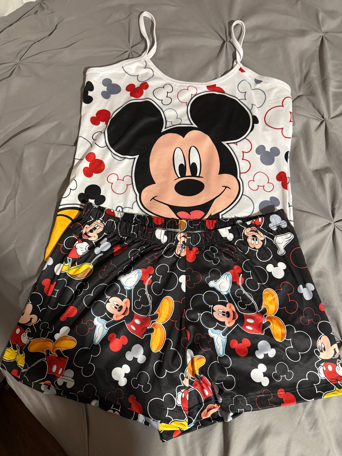 Mickey Mouse camisole and shorts pajama set original product photo 3